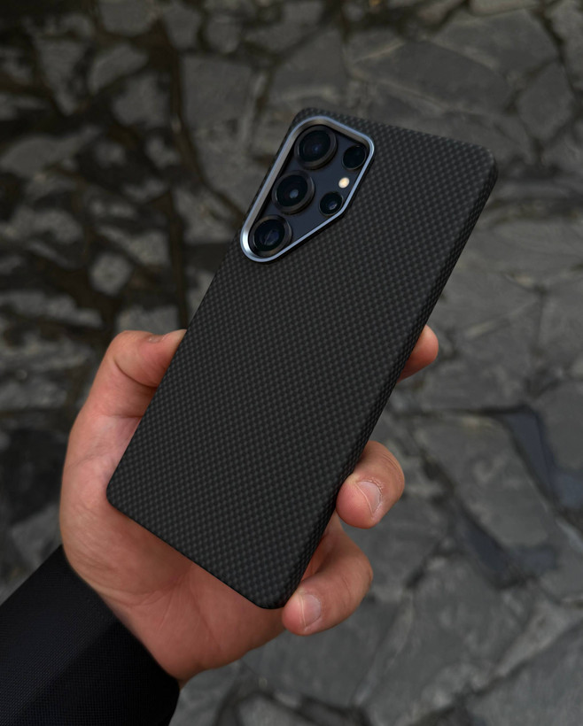 قاب گوشی کربن بافت Black اورجینال برند Loxu