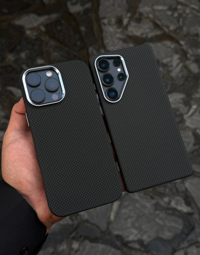 قاب گوشی کربن بافت Black اورجینال برند Loxu