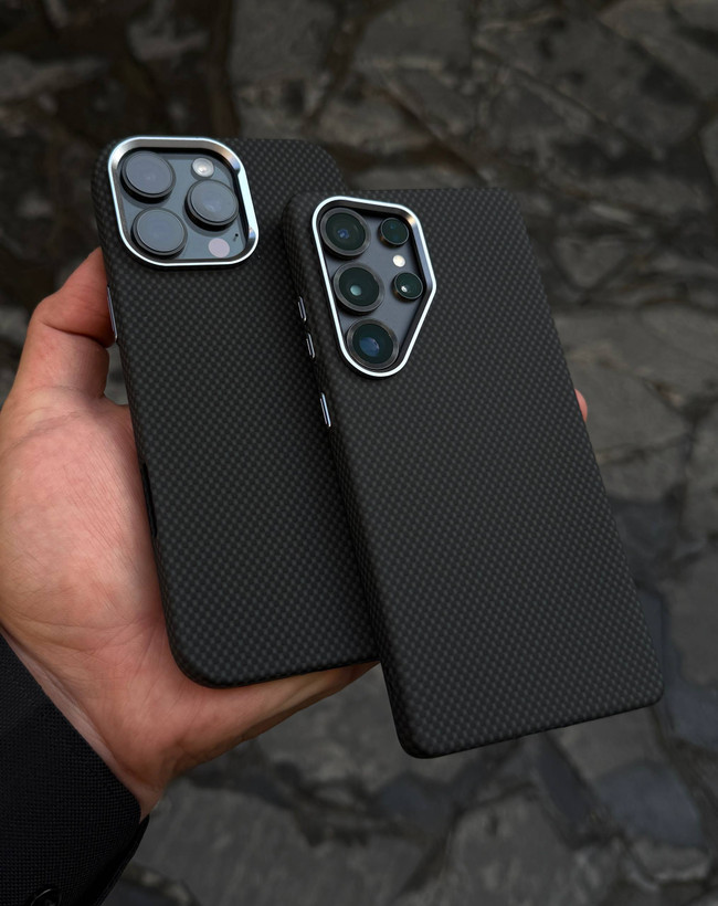 قاب گوشی کربن بافت Black اورجینال برند Loxu