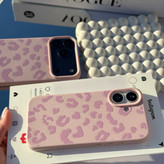 قاب گوشی leo pink TP پلنگی صورتی برای آیفون